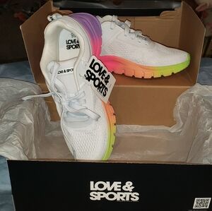 Love Sport Athletic Bright Color Tennis Shoes Size 91/2 Brand New in the box